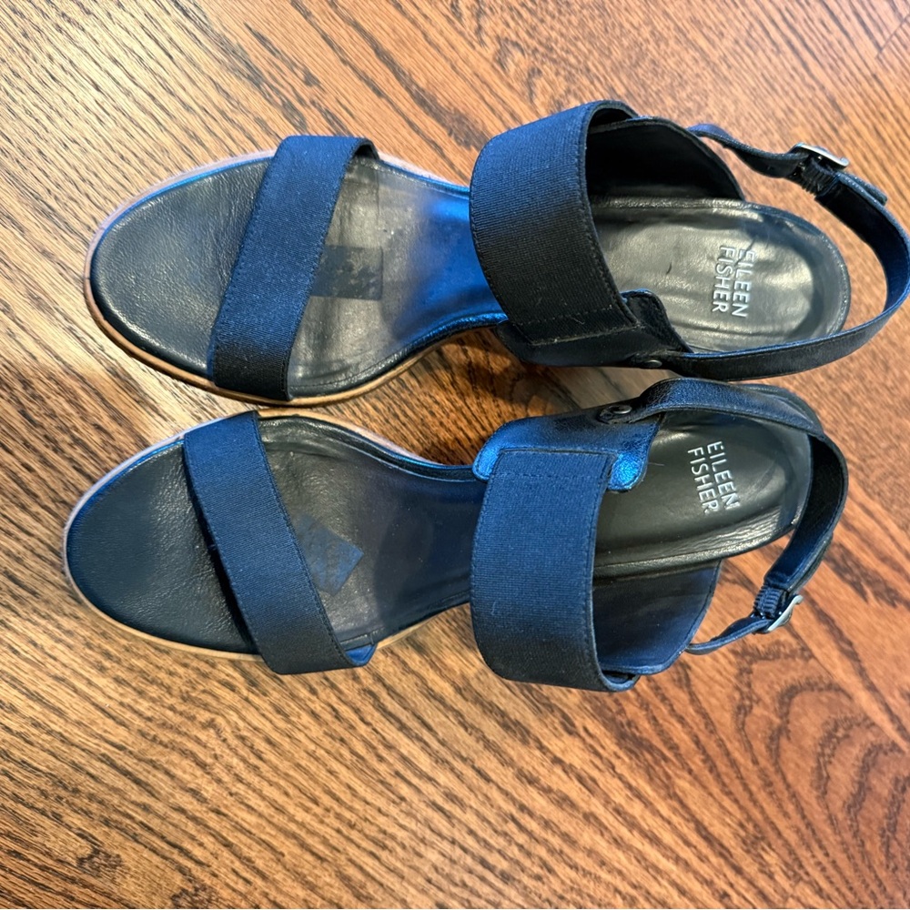 Eileen Fisher Women's Black Sandals
